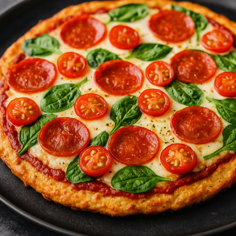 Chicken Crust Pizza Recipe