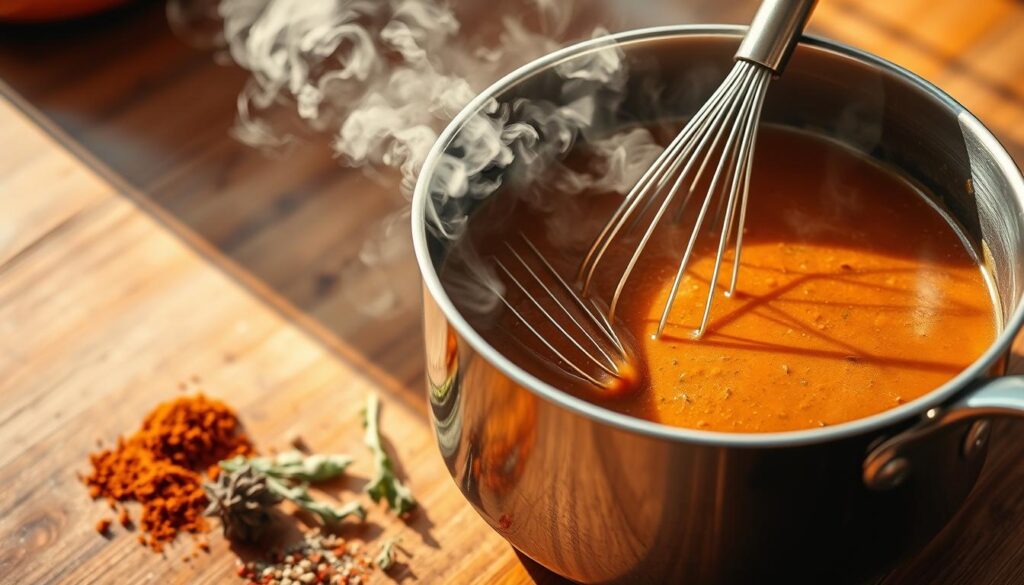 Cajun Turkey Gravy Preparation