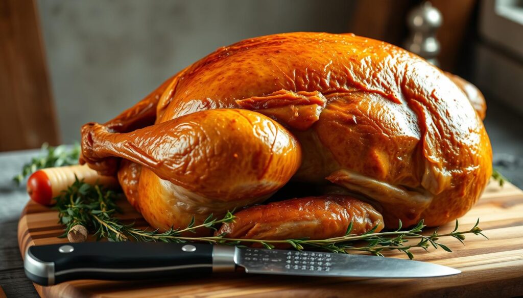 Roasted Thanksgiving Turkey Preparation