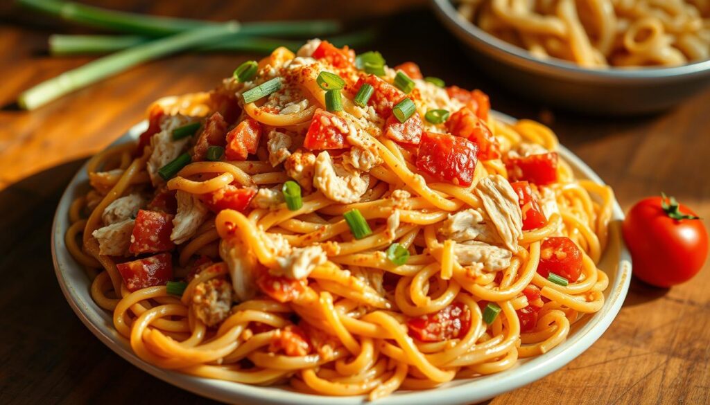 chicken spaghetti recipe with rotel
